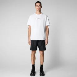 Save The Duck T-Shirts & Sweatshirts>Herren T-shirt Udo In Weiss