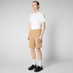 Save The Duck Hosen>Herrenhose Rayun Biscuit beige
