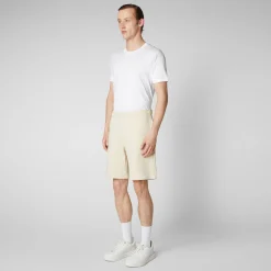 Save The Duck Hosen>Herrenhose Rayun In Cremebeige