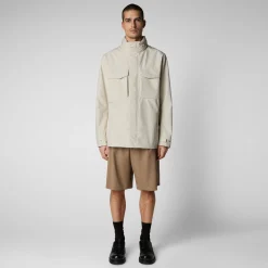 Save The Duck Jacken>Herrenjacke Irving In Cremebeige
