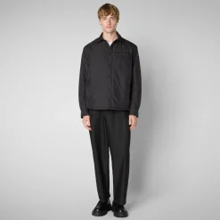 Save The Duck Jacken>Herrenjacke Stellan In Braunschwarz