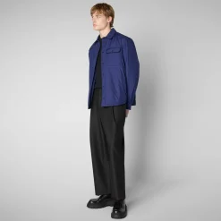 Save The Duck Jacken>Herrenjacke Stellan In Eclipseblau