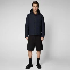Save The Duck Jacken>Herren-Parka Sabal Mit Kapuze In Blauschwarz