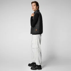 Save The Duck Westen>Herren-Steppweste Adam In Schwarz