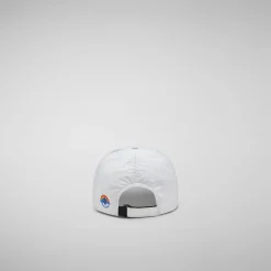 Save The Duck Accessories|Accessories>UNISEX BASEBALL CAP CLABER In Weiss