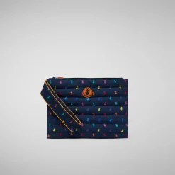 Save The Duck Accessories|Accessories>Unisex Pochette Clio In Rainbow Ducks Marineblau