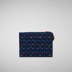 Save The Duck Accessories|Accessories>Unisex Pochette Clio In Rainbow Ducks Marineblau