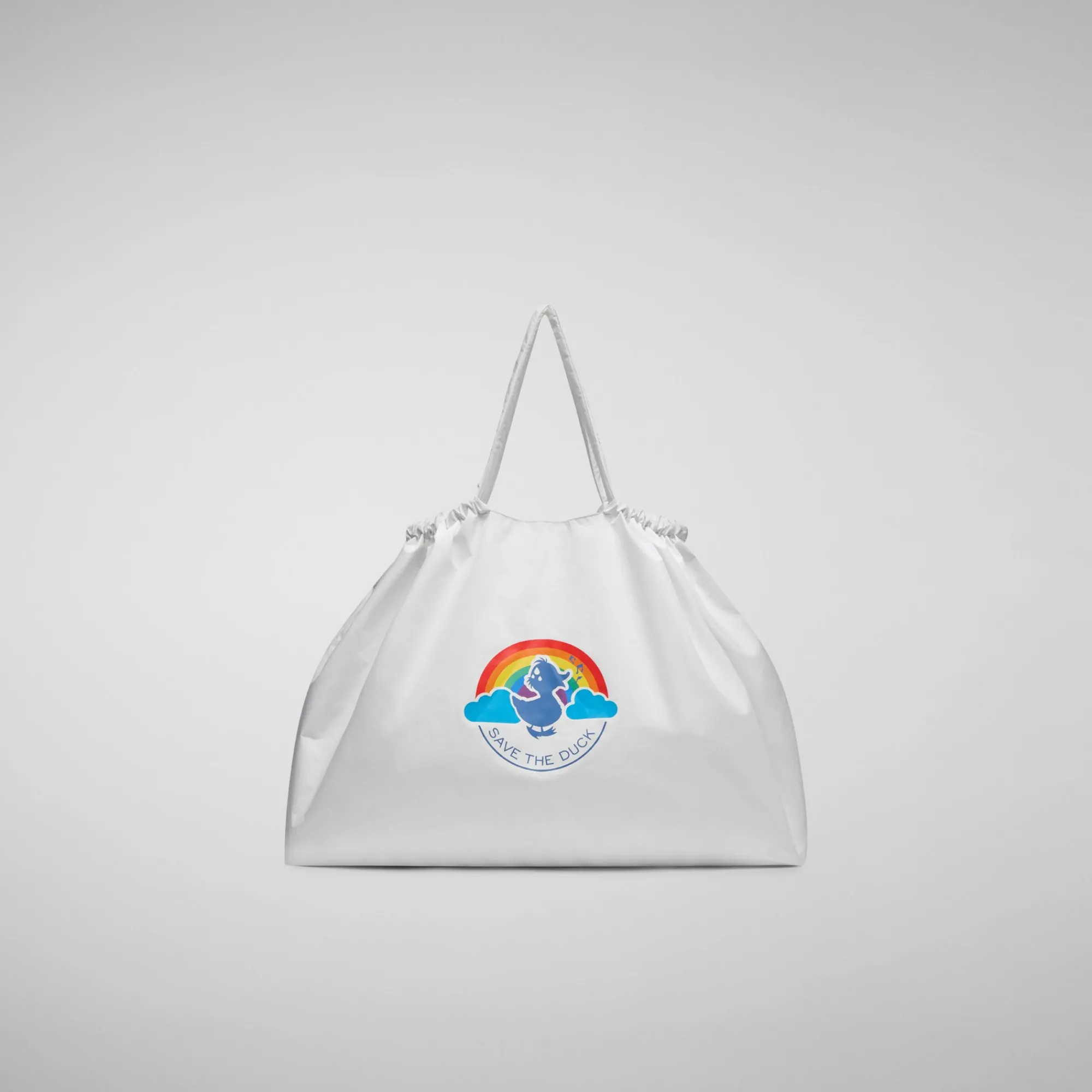 Save The Duck Accessories|Accessories>Unisex Shopper Bag Lake In White Weiss