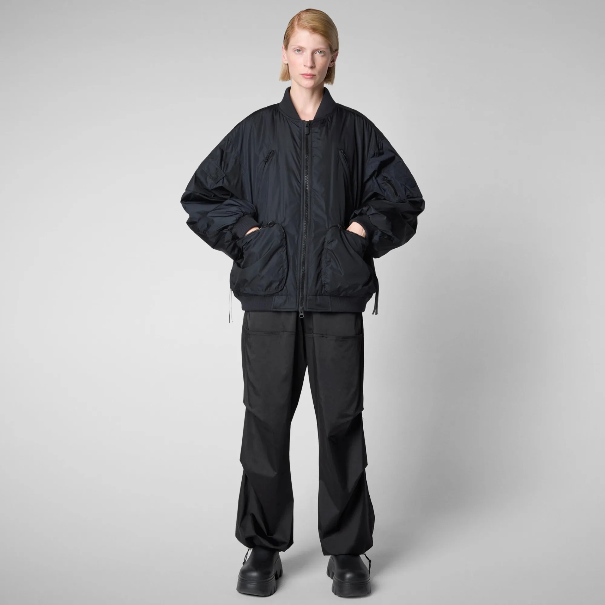 Save The Duck Jacken|Jacken>Unisex-Bomberjacke Usher In Night blue