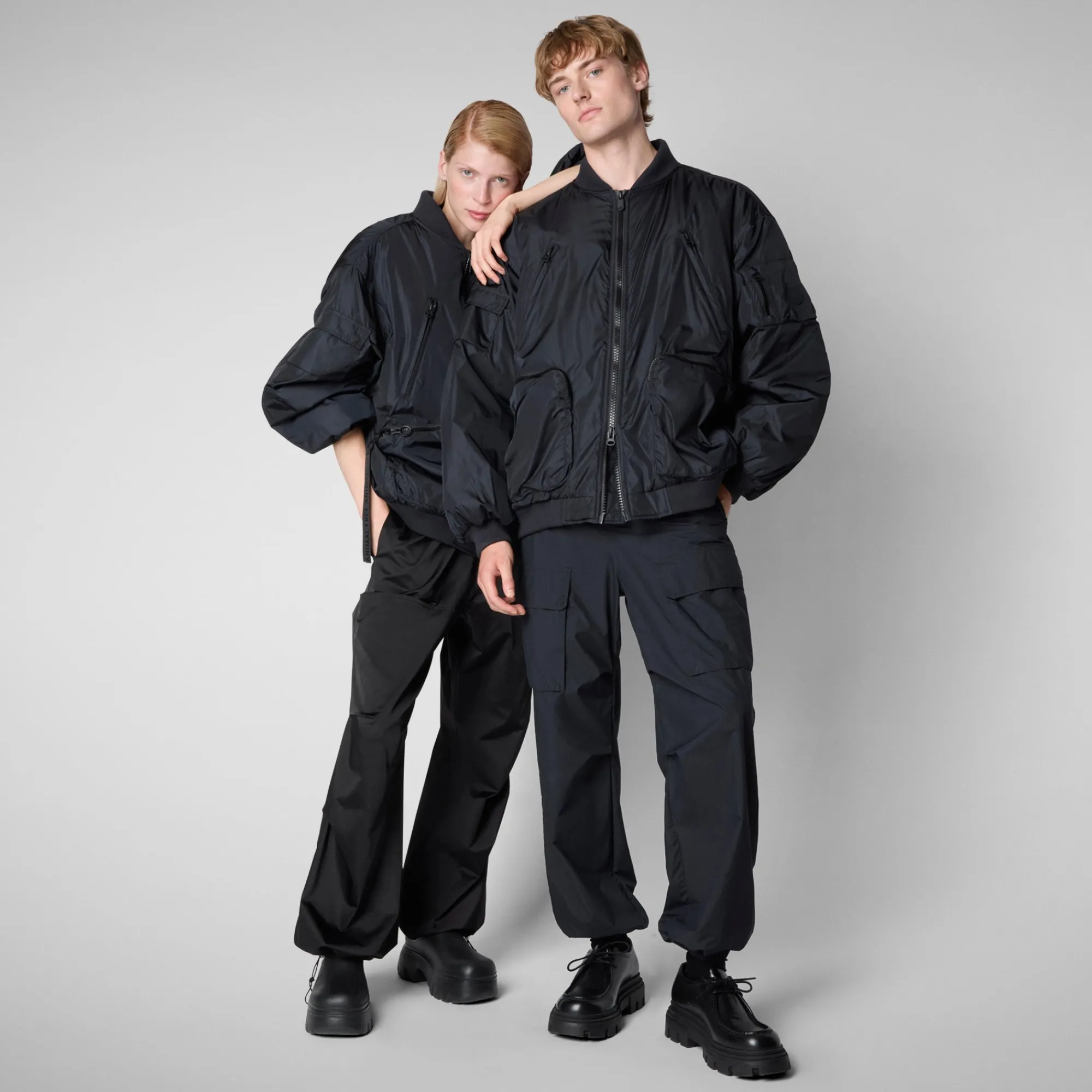 Save The Duck Jacken|Jacken>Unisex-Bomberjacke Usher In Night blue