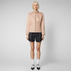 Save The Duck Animal-Free Steppjacken>Woman's Animal Puffer Andreina In Puderrosa