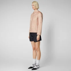 Save The Duck Animal-Free Steppjacken>Woman's Animal Puffer Andreina In Puderrosa
