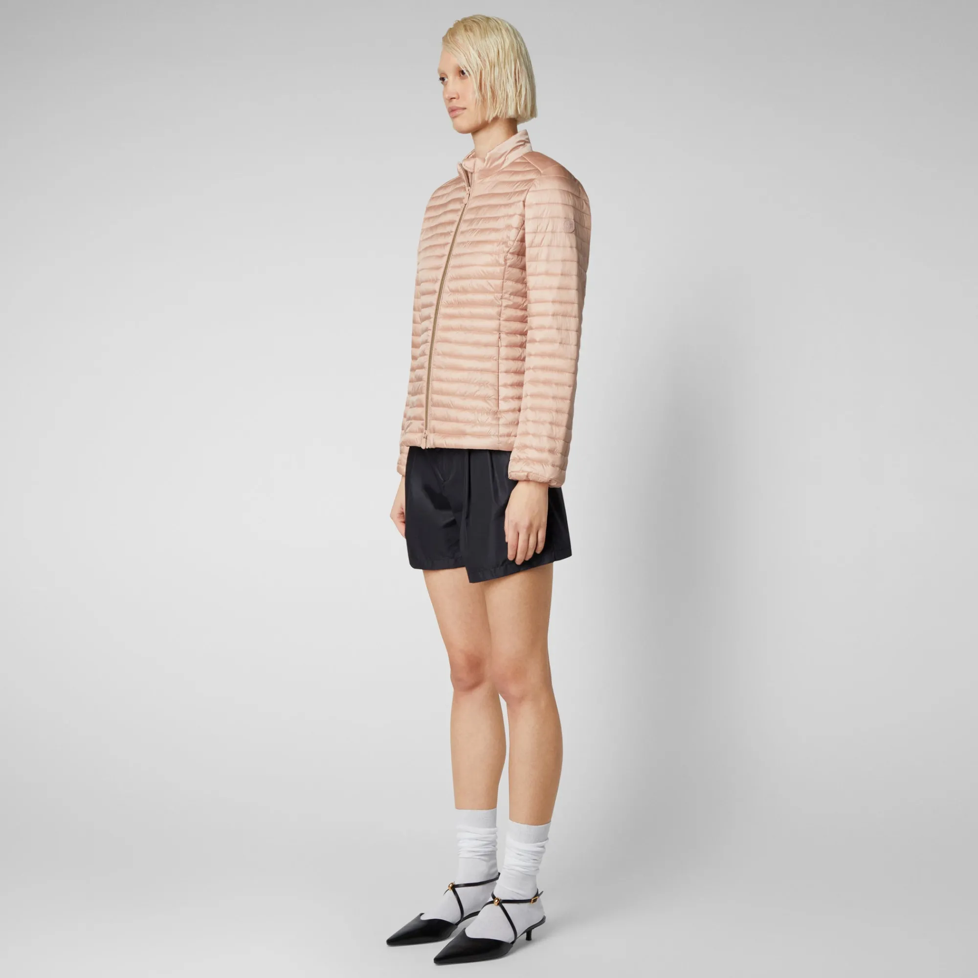 Save The Duck Animal-Free Steppjacken>Woman's Animal Puffer Andreina In Puderrosa